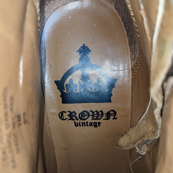 Crown vintage suede ankle boots - Picture 12 of 16